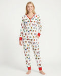 Soccer Cup Host Cities 2026 Bamboo Women Pajama Set