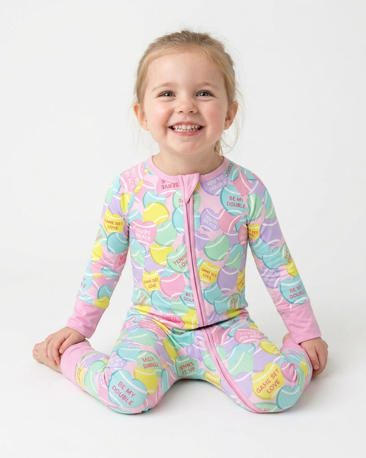 Tennis Candy Family Matching Bamboo Convertible Zippy