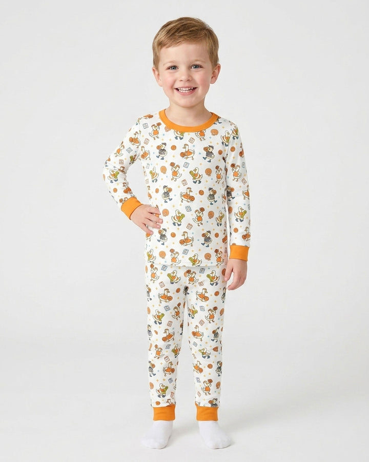 Template Bamboo Two Piece Long Sleeve Pyjamas Set