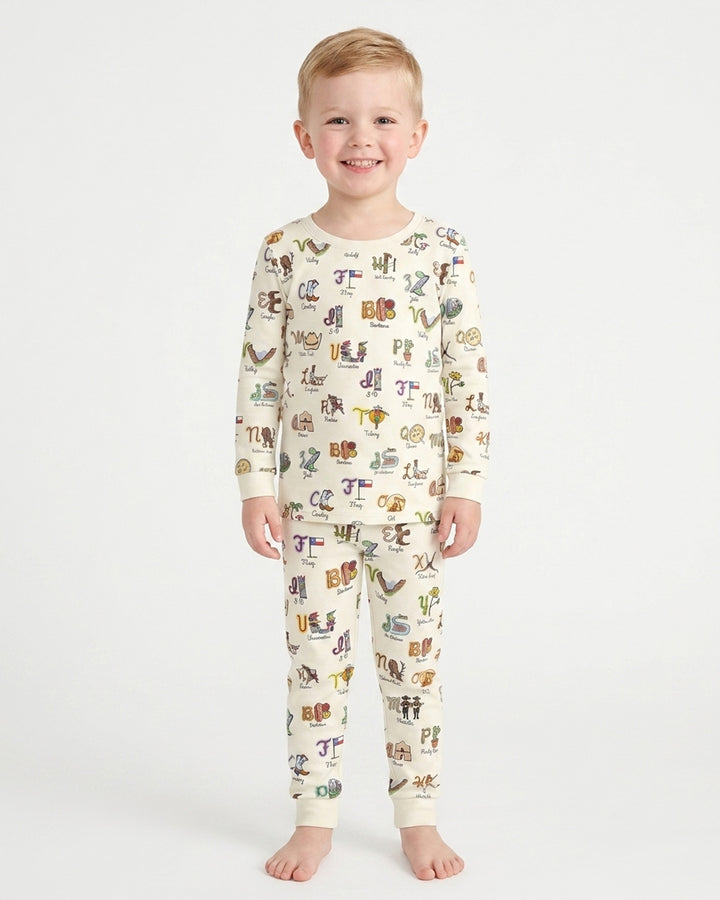 Template Bamboo Two Piece Long Sleeve Pyjamas Set
