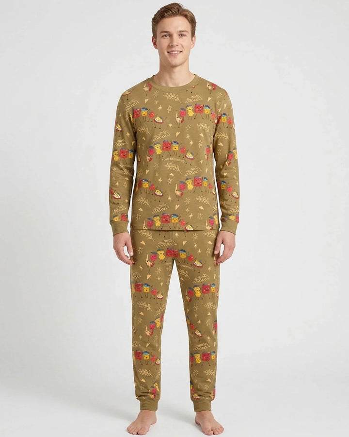 Let's Celebrate Rosh Hashanah Bamboo Men's Pajama Set