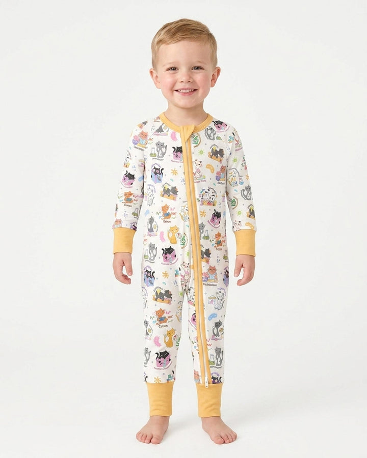 Funny Cat Love Scientist Bamboo Convertible Zippy