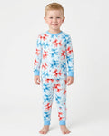 American Balloon Dog Party Bamboo Two Piece Long Sleeve Pajama Set