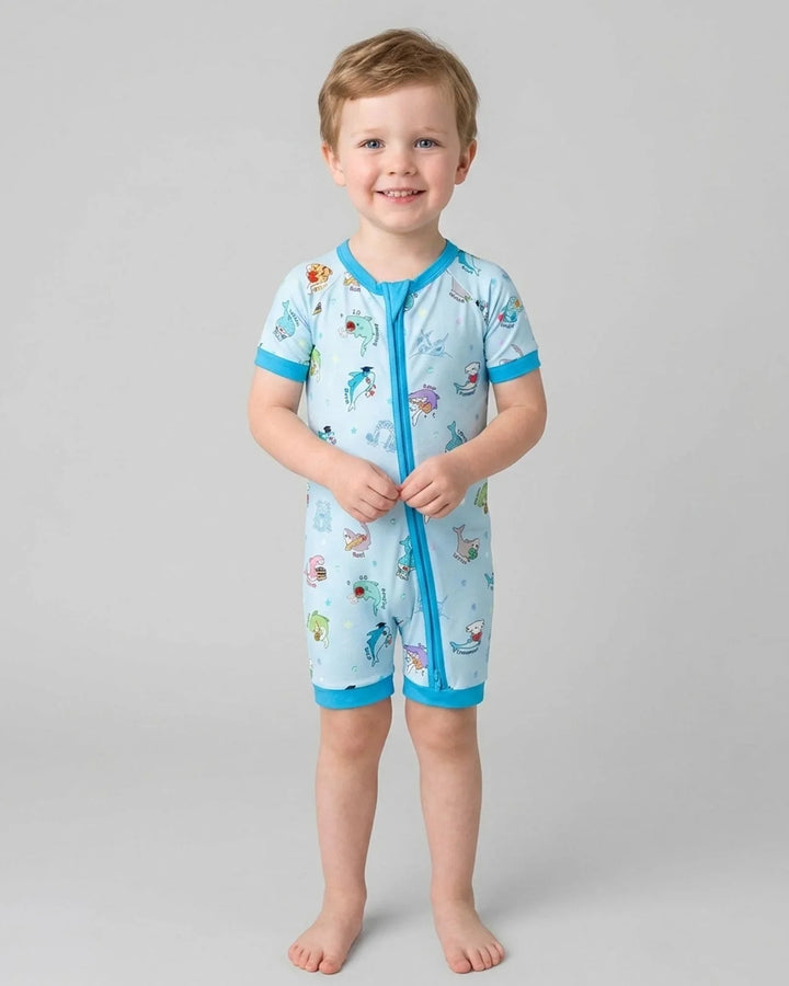 Shark School Bamboo Shorty Zippy