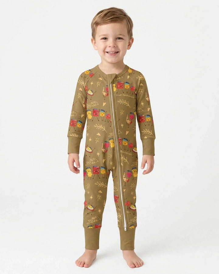 Let's Celebrate Rosh Hashanah Bamboo Convertible Zippy