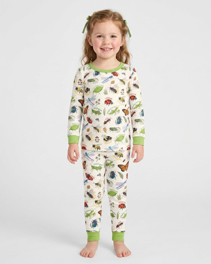 Template Bamboo Two Piece Long Sleeve Pyjamas Set