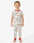 Soccer Cup Host Cities 2026 Bamboo Two Piece Short Sleeve Pajama Set