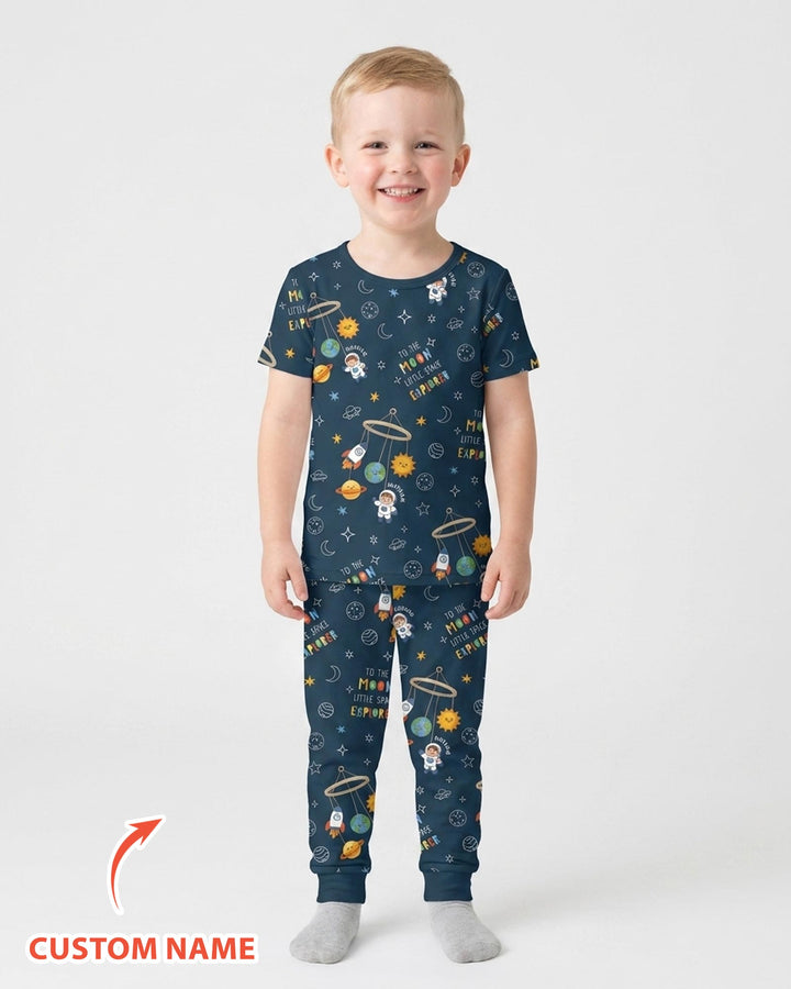 CUSTOM Template Bamboo Two Piece Short Sleeve Pyjamas Set