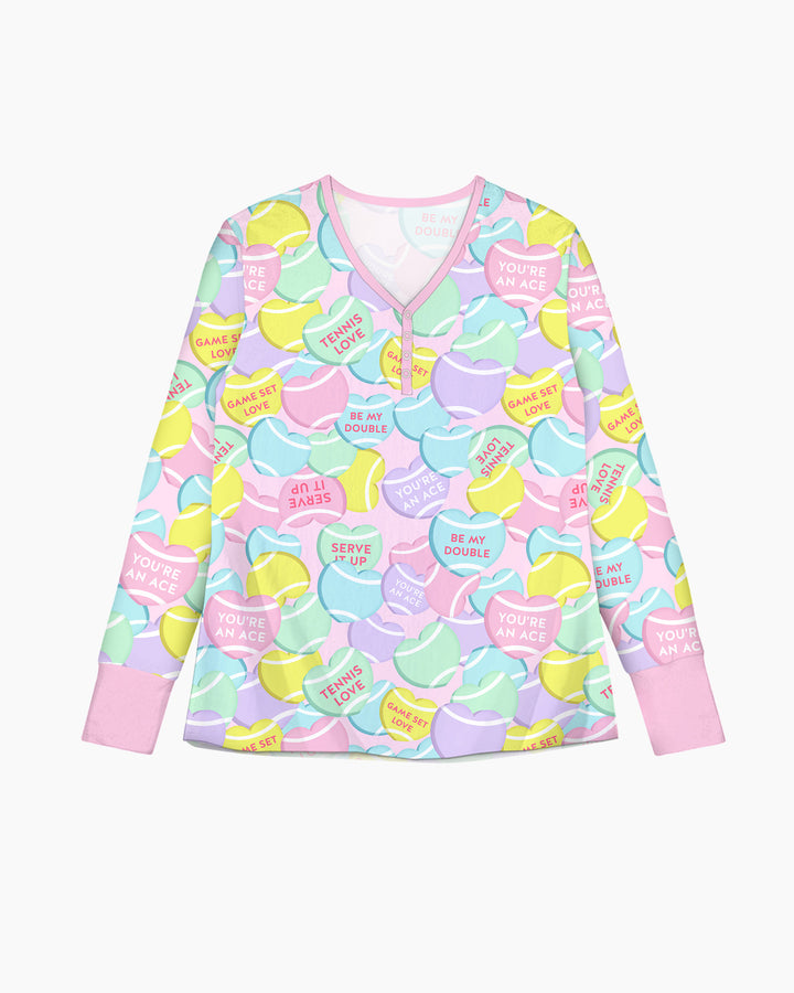 Tennis Candy Family Matching Bamboo Women Pajama Set