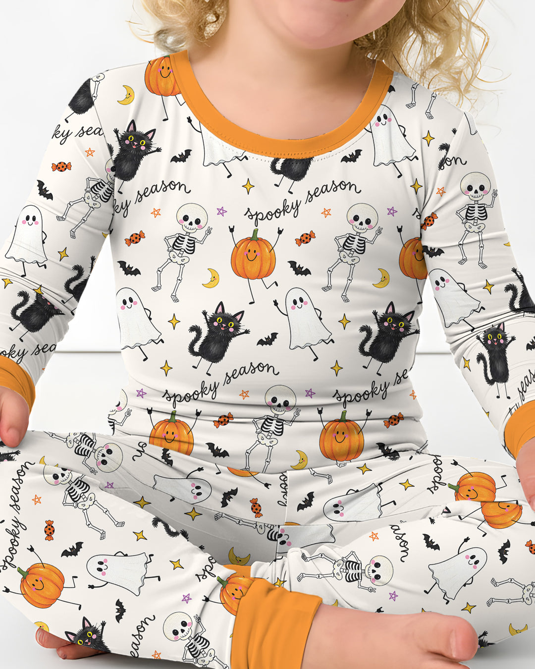 Template Bamboo Two Piece Long Sleeve Pyjamas Set