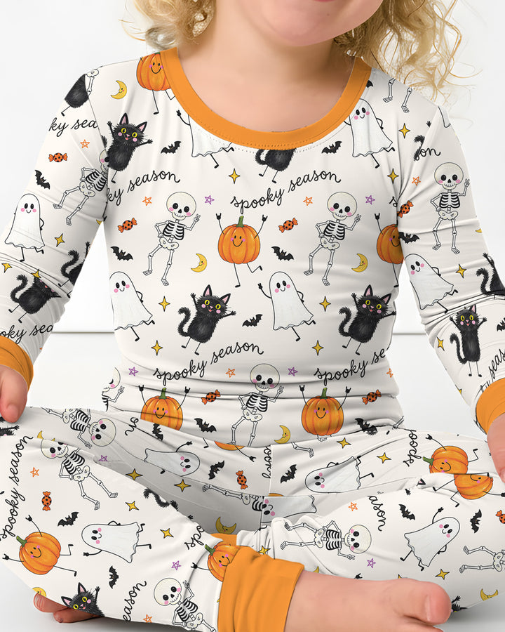 Template Bamboo Two Piece Long Sleeve Pyjamas Set