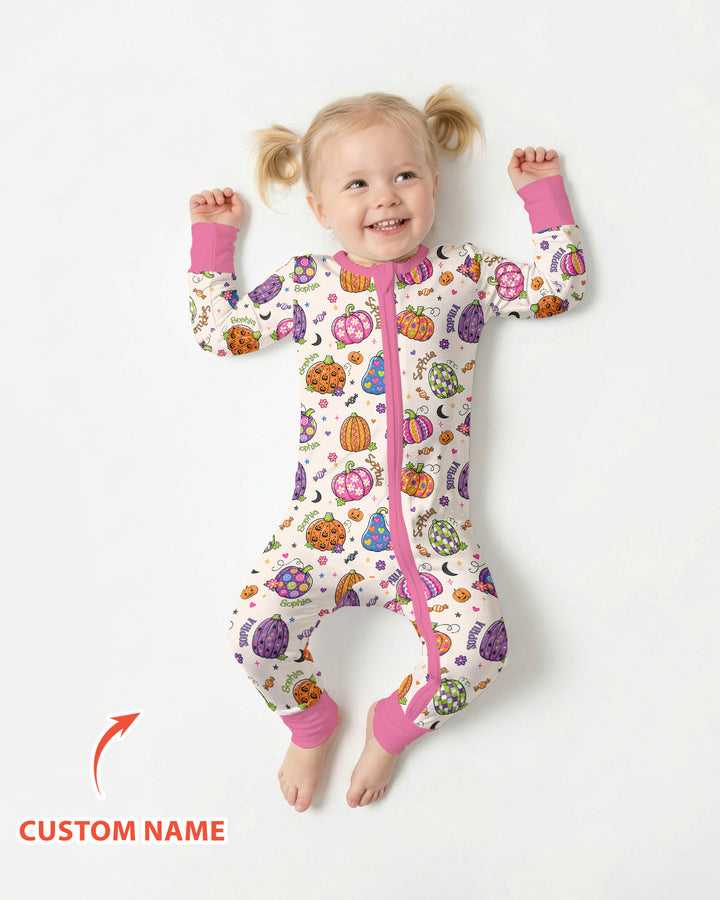 Boo-tiful Pumpkins Bamboo Convertible Zippy