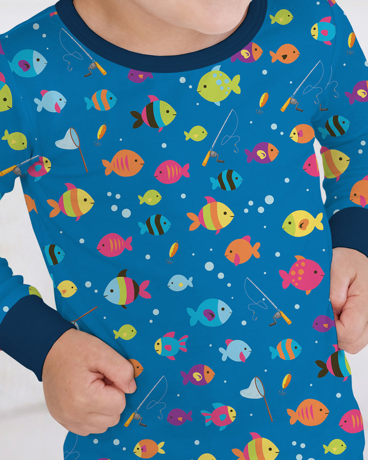 Template Bamboo Two Piece Long Sleeve Pyjamas Set
