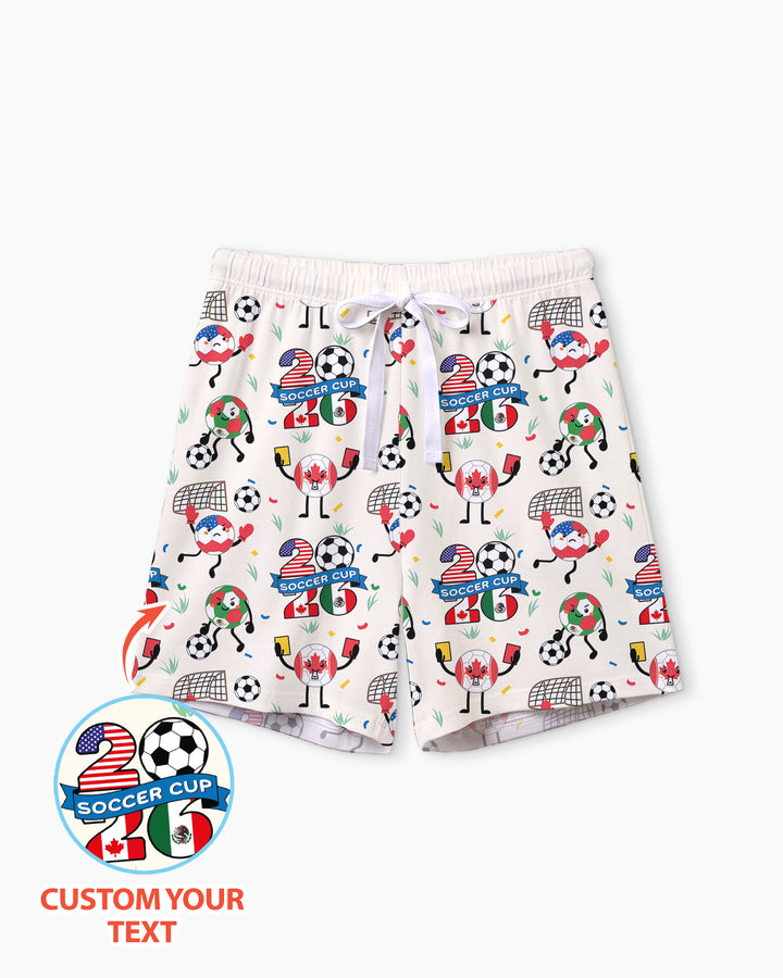 Soccer Squad 2026 Bamboo Women Short Sleeve Short Pajama Set