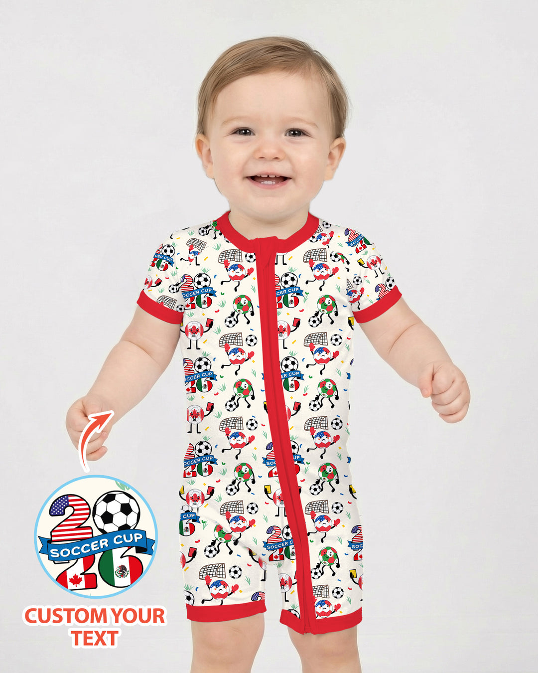 Soccer Squad 2026 Bamboo Shorty Zippy