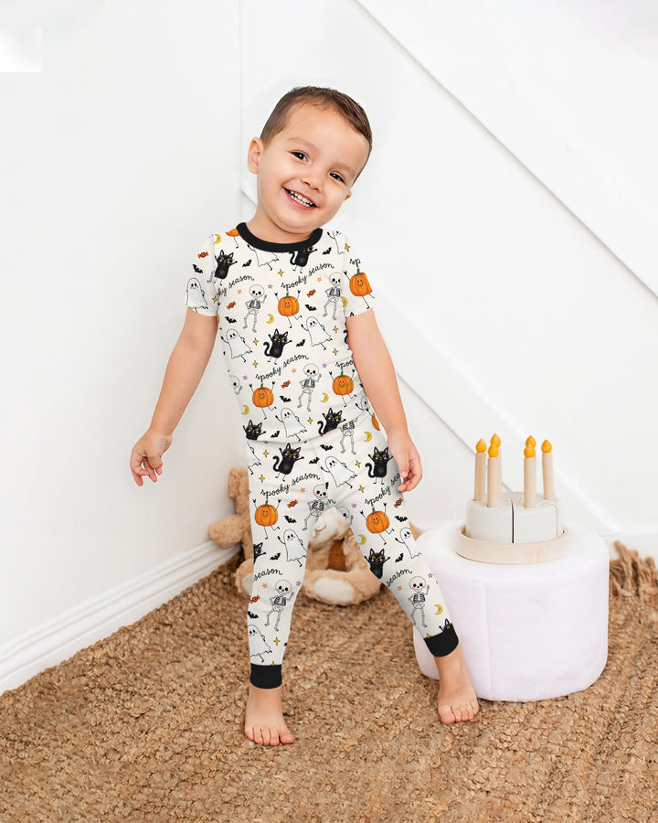 Hangin’ With My Boos Bamboo Two Piece Short Sleeve Pajama Set