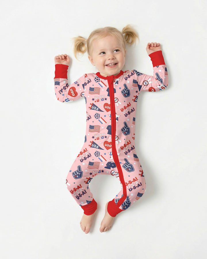 Soccer Party Team USA Bamboo Convertible Zippy