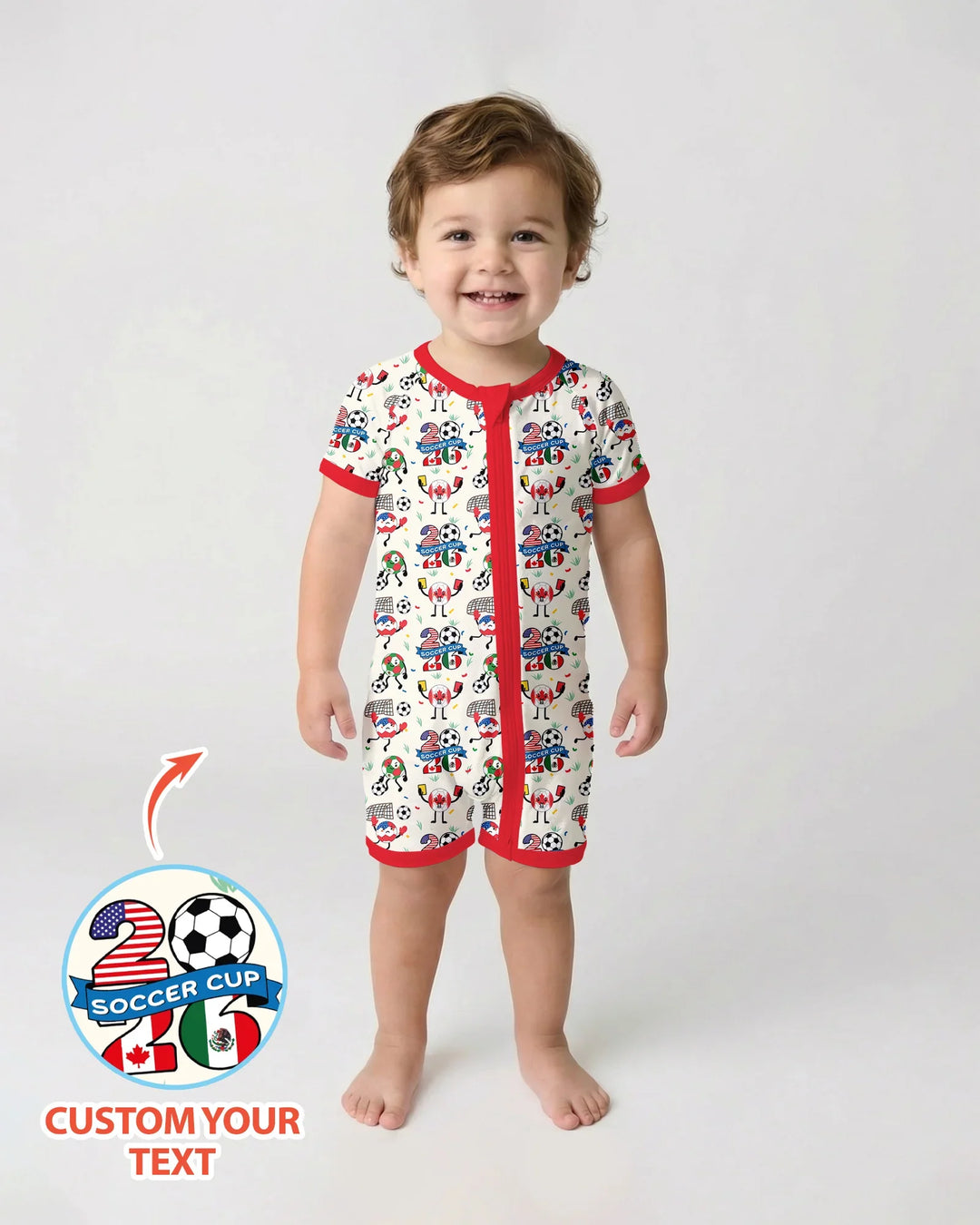 Soccer Squad 2026 Bamboo Shorty Zippy