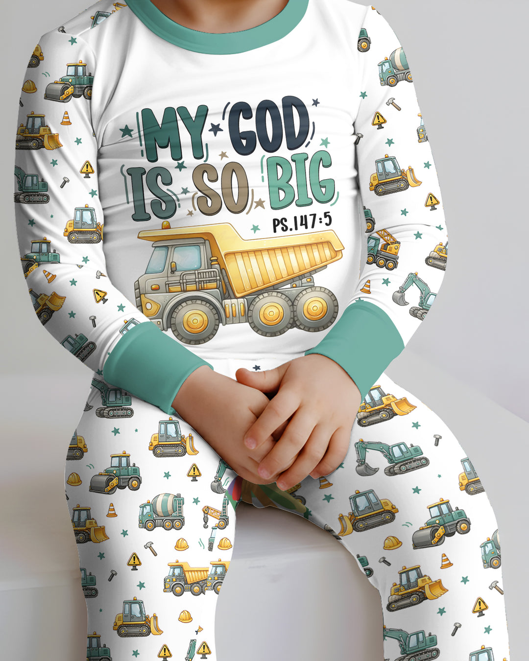 Template Bamboo Two Piece Long Sleeve Pyjamas Set
