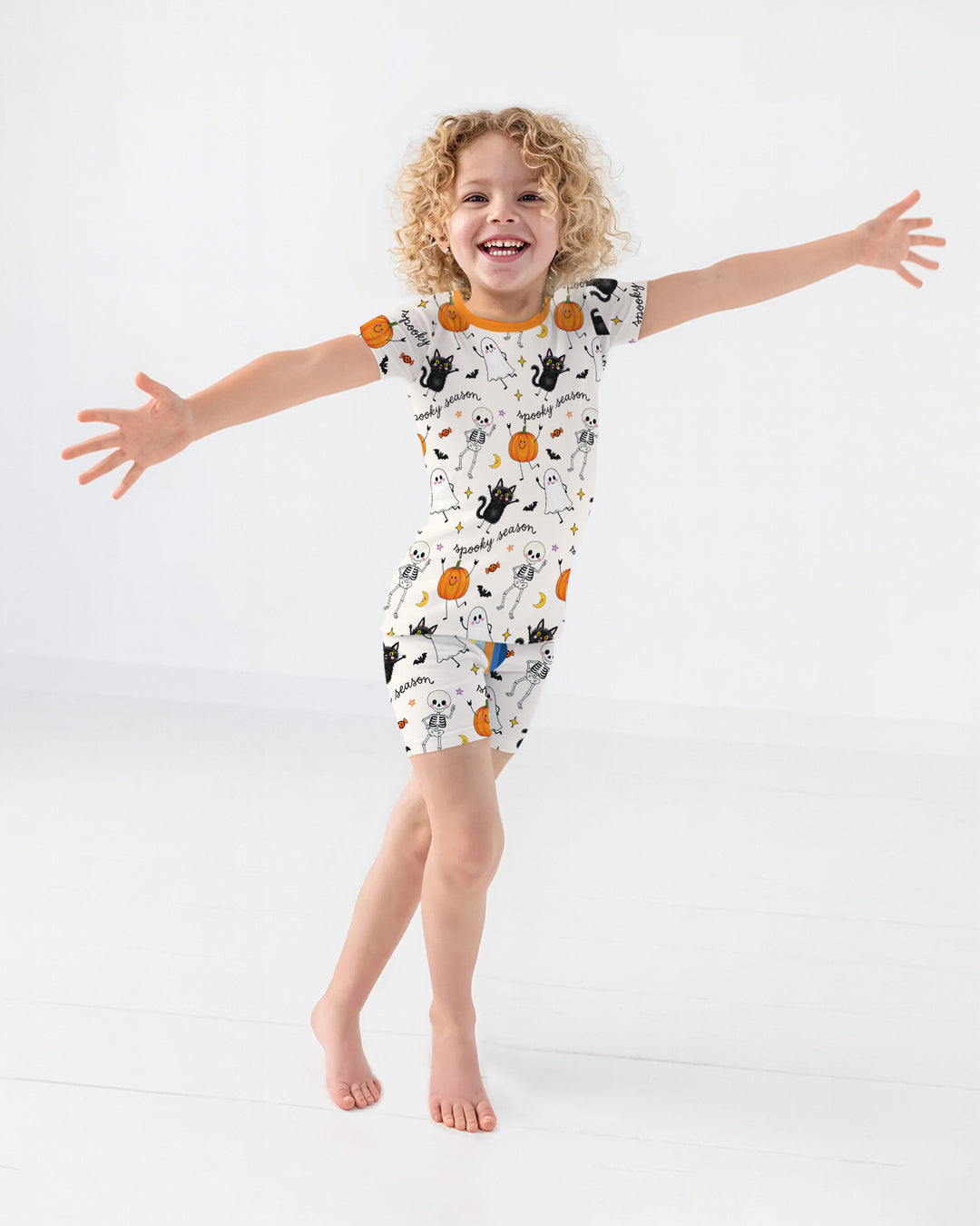 Template Bamboo Two Piece Short Sleeve Shorts Pyjamas Set