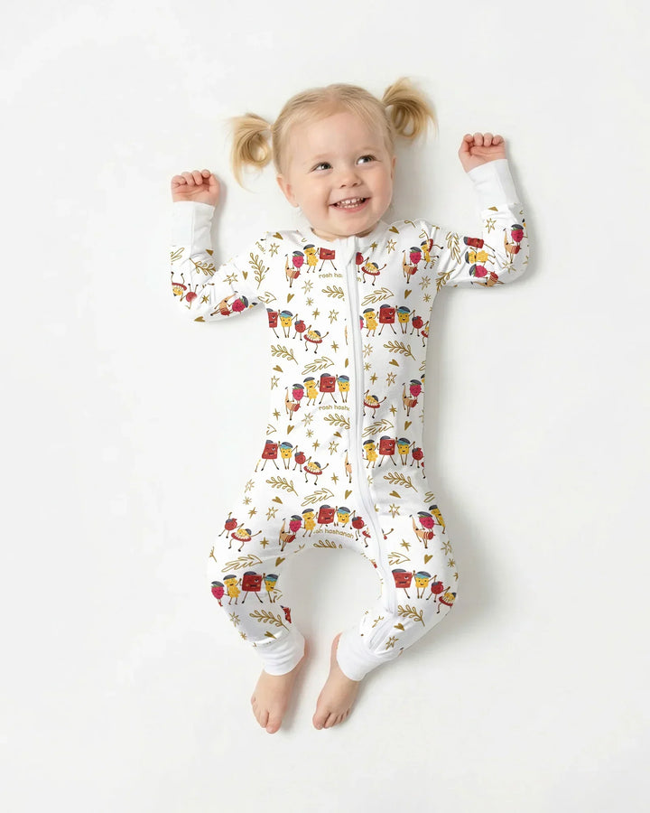Let's Celebrate Rosh Hashanah Bamboo Convertible Zippy