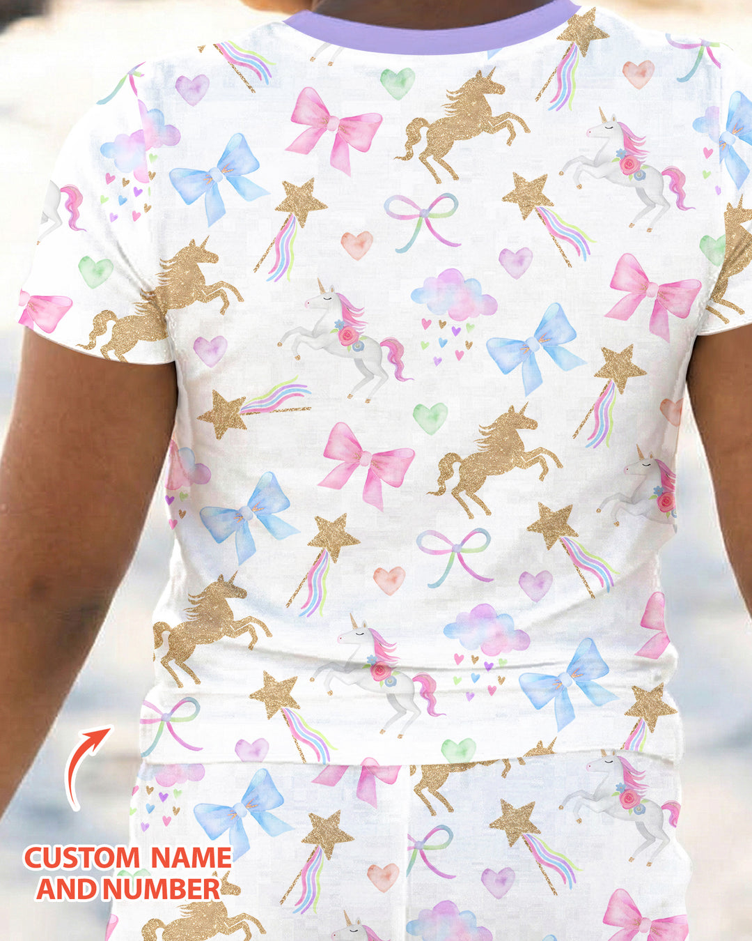 CUSTOM Template Bamboo Two Piece Short Sleeve Pyjamas Set