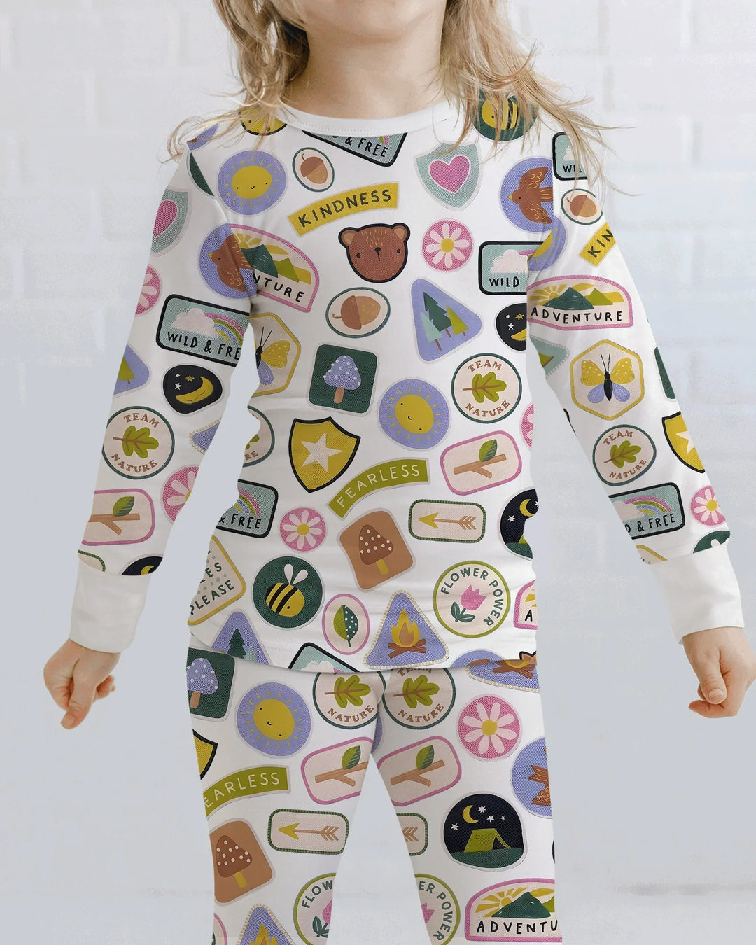 Little Explorer Bamboo Two Piece Long Sleeve Pajama Set