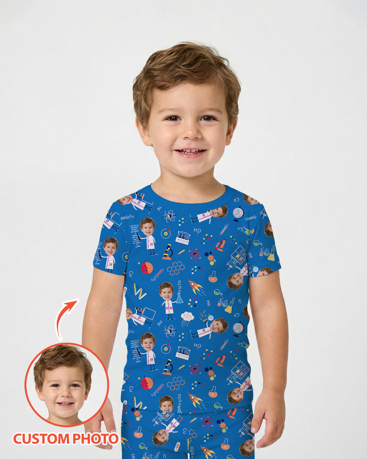CUSTOM Template Bamboo Two Piece Short Sleeve Pyjamas Set