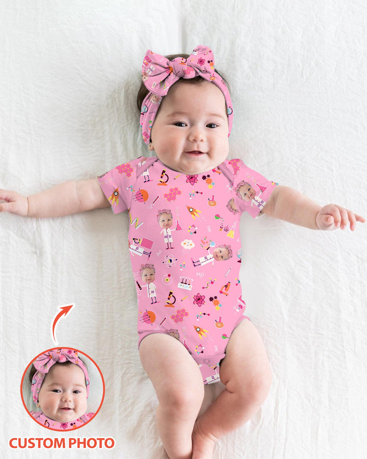 Custom Image Chemical Laboratory Bamboo Bodysuit