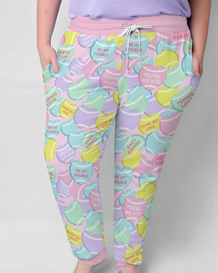 Tennis Candy Family Matching Bamboo Women Pajama Set