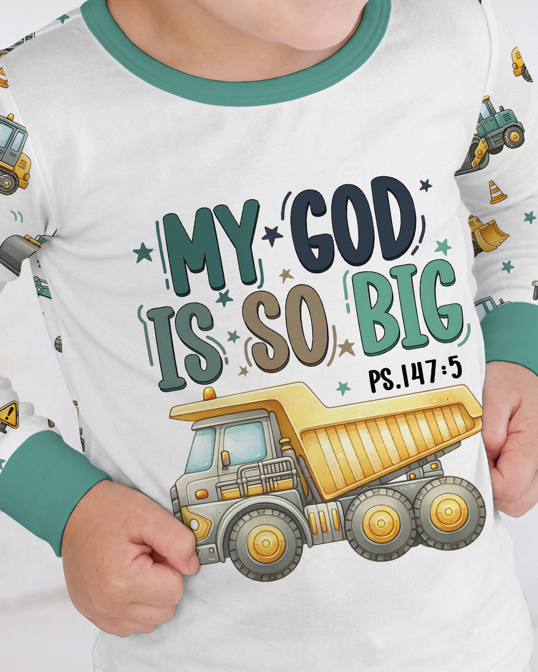 Template Bamboo Two Piece Long Sleeve Pyjamas Set