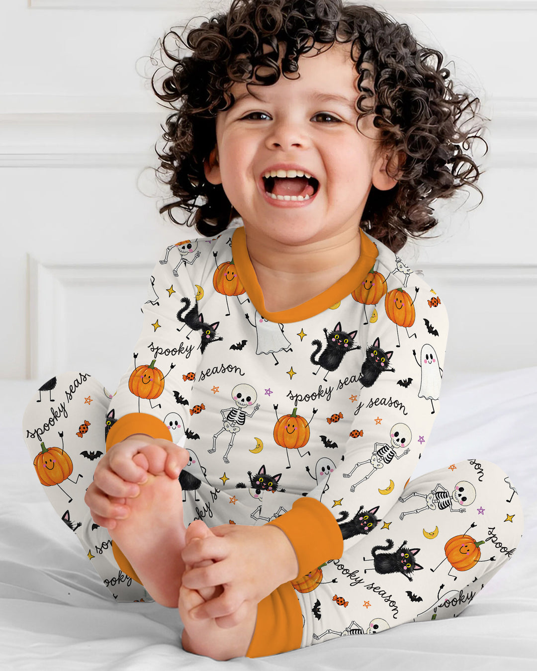 Template Bamboo Two Piece Long Sleeve Pyjamas Set