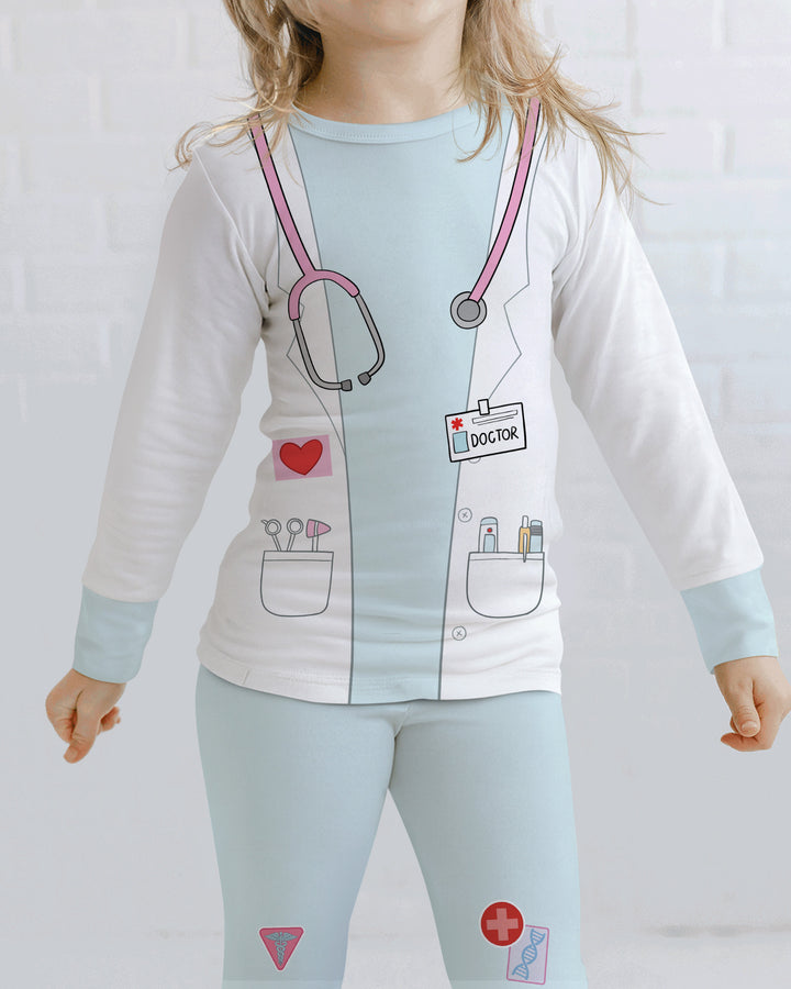 Template Bamboo Two Piece Long Sleeve Pyjamas Set