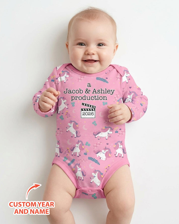 Baby Coming Soon Bamboo Bodysuit