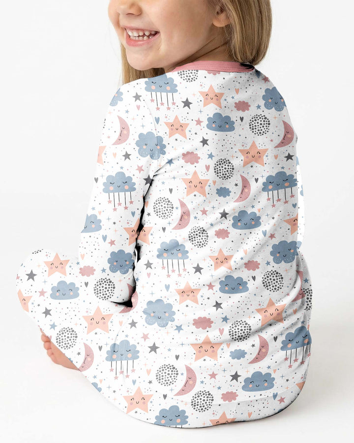 My Mommy Loves Me To The Moon And So Do I Bamboo Two Piece Long Sleeve Pajama Set
