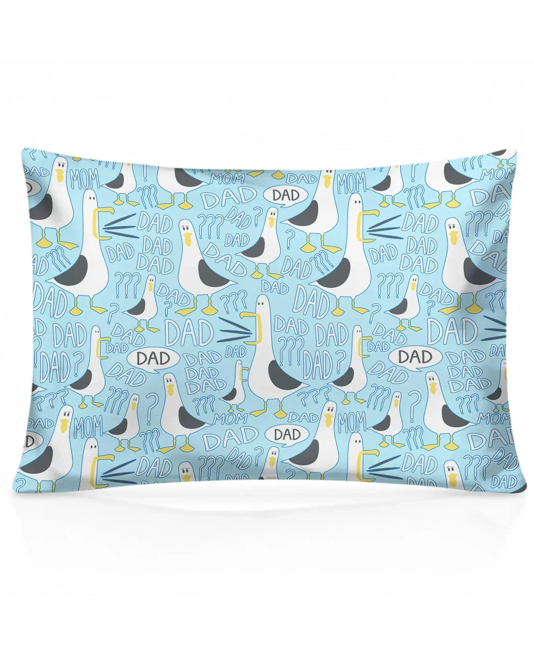 Funny Seagull DAD Bamboo Pillow Case