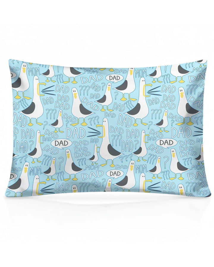 Funny Seagull DAD Bamboo Pillow Case