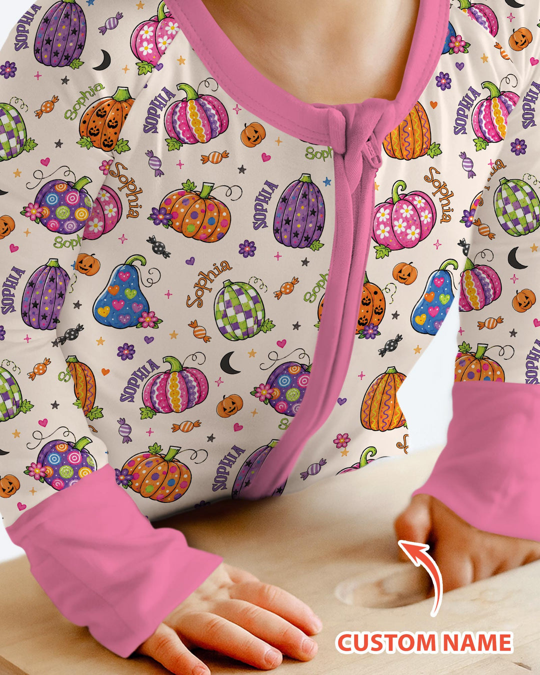 Boo-tiful Pumpkins Bamboo Convertible Zippy