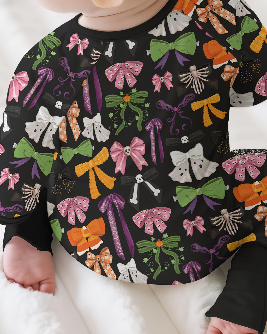 Halloween Coquette Bows Bamboo Convertible Zippy
