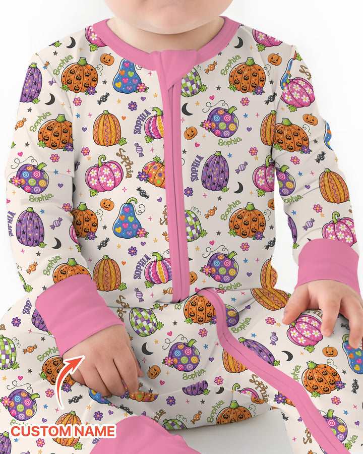 Boo-tiful Pumpkins Bamboo Convertible Zippy