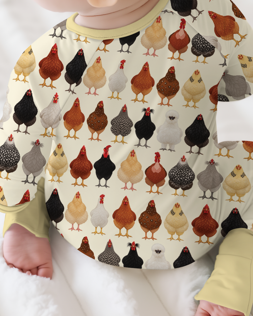 Cluckin' Cute Bamboo Convertible Zippy