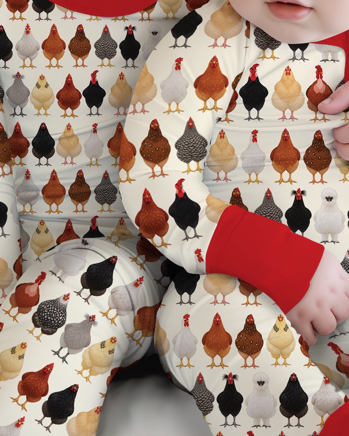 Cluckin' Cute Bamboo Convertible Zippy