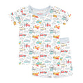 Airplanes And Helicopters Two Piece Short Sleeve Shorts Pajama Set , Airplanes And Helicopters Two Piece Short Sleeve Shorts Pajama Set - Newborn