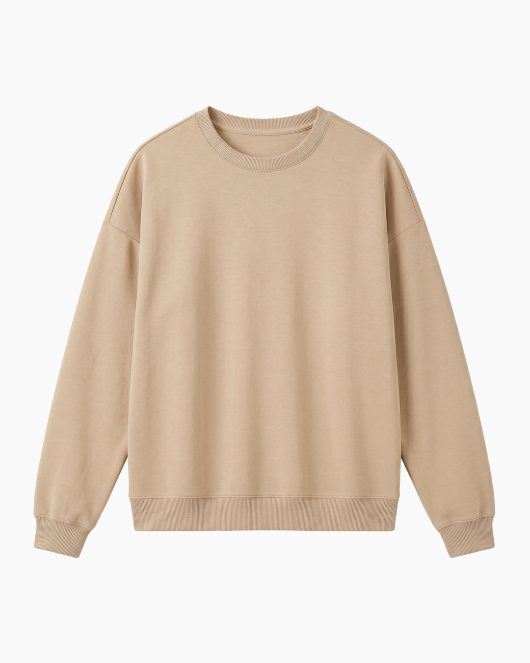 Solid Color Bamboo Adult Crewneck Sweatshirt