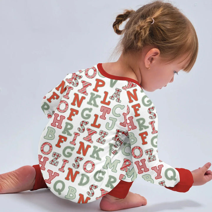 Alphabet Of Christmas Convertible Zippy , Alphabet Of Christmas Convertible Zippy - 0-3M
