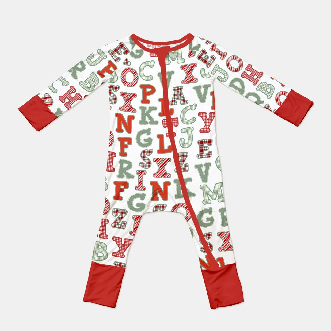 Alphabet Of Christmas Convertible Zippy , Alphabet Of Christmas Convertible Zippy - 0-3M