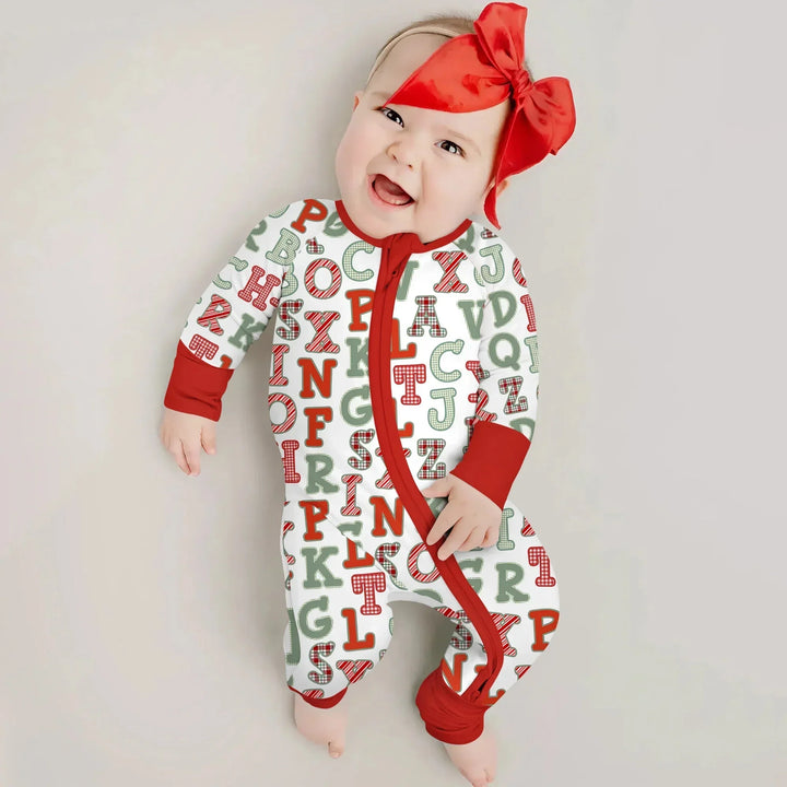 Alphabet Of Christmas Convertible Zippy , Alphabet Of Christmas Convertible Zippy - 0-3M