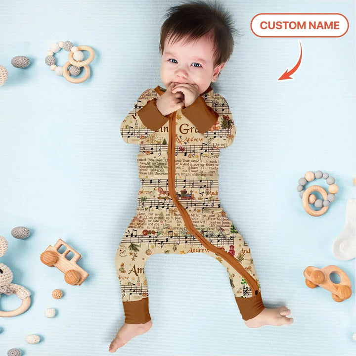 Amazing Grace Custom Name Convertible Zippy , Amazing Grace Custom Name Convertible Zippy - 0-3M