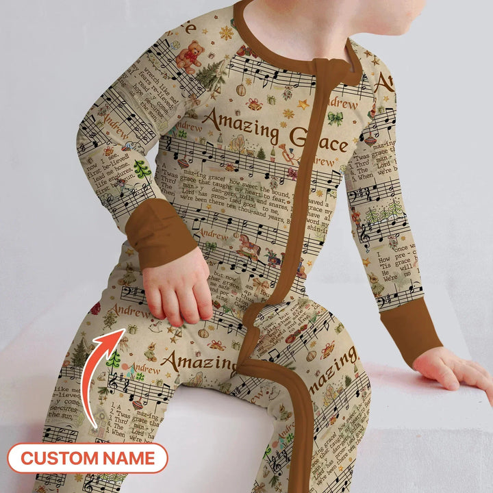 Amazing Grace Custom Name Convertible Zippy , Amazing Grace Custom Name Convertible Zippy - 0-3M
