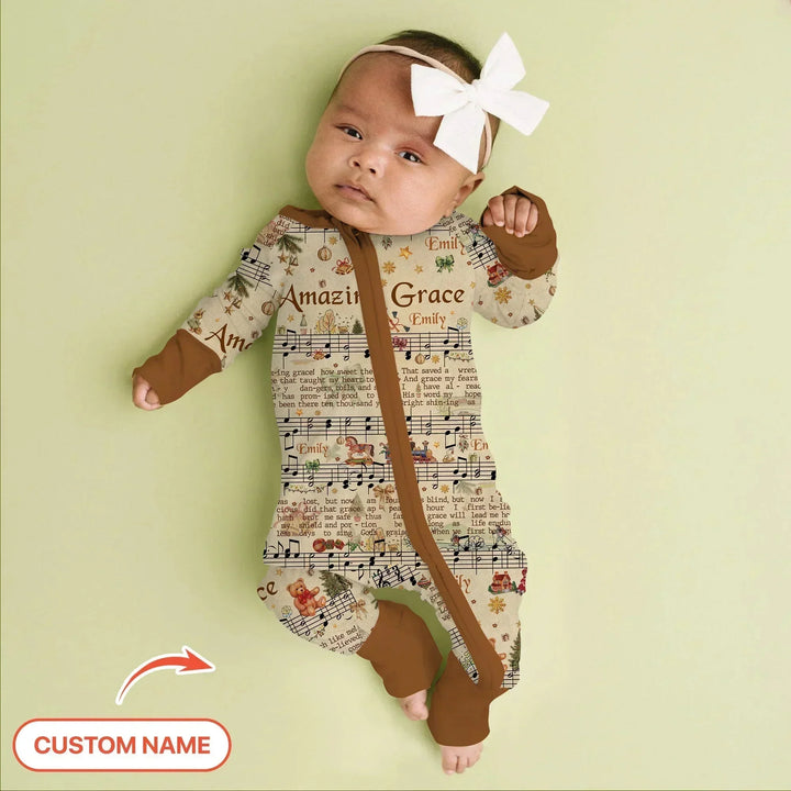 Amazing Grace Custom Name Convertible Zippy , Amazing Grace Custom Name Convertible Zippy - 0-3M